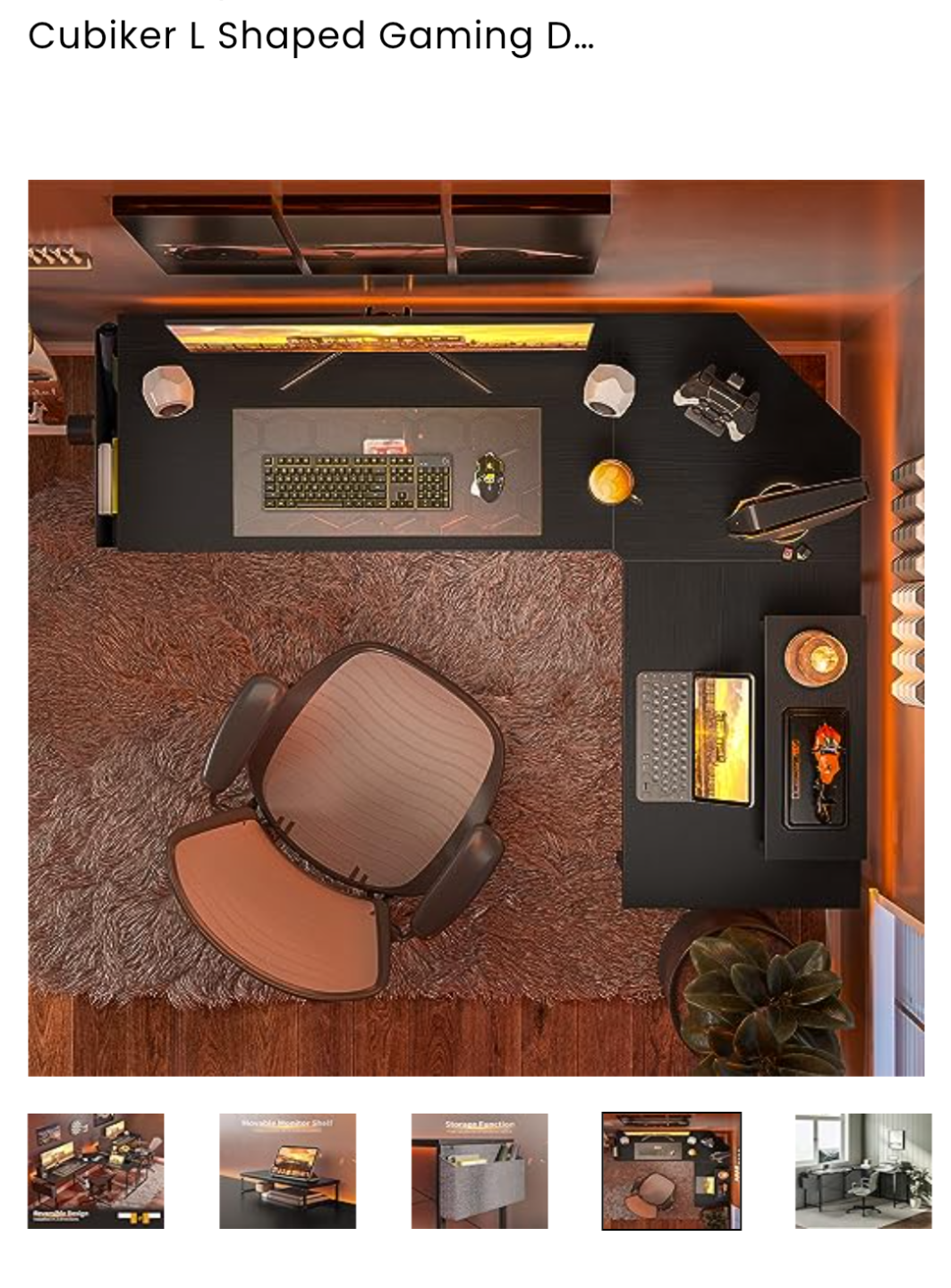 L Shaped Office Desk - photo 4