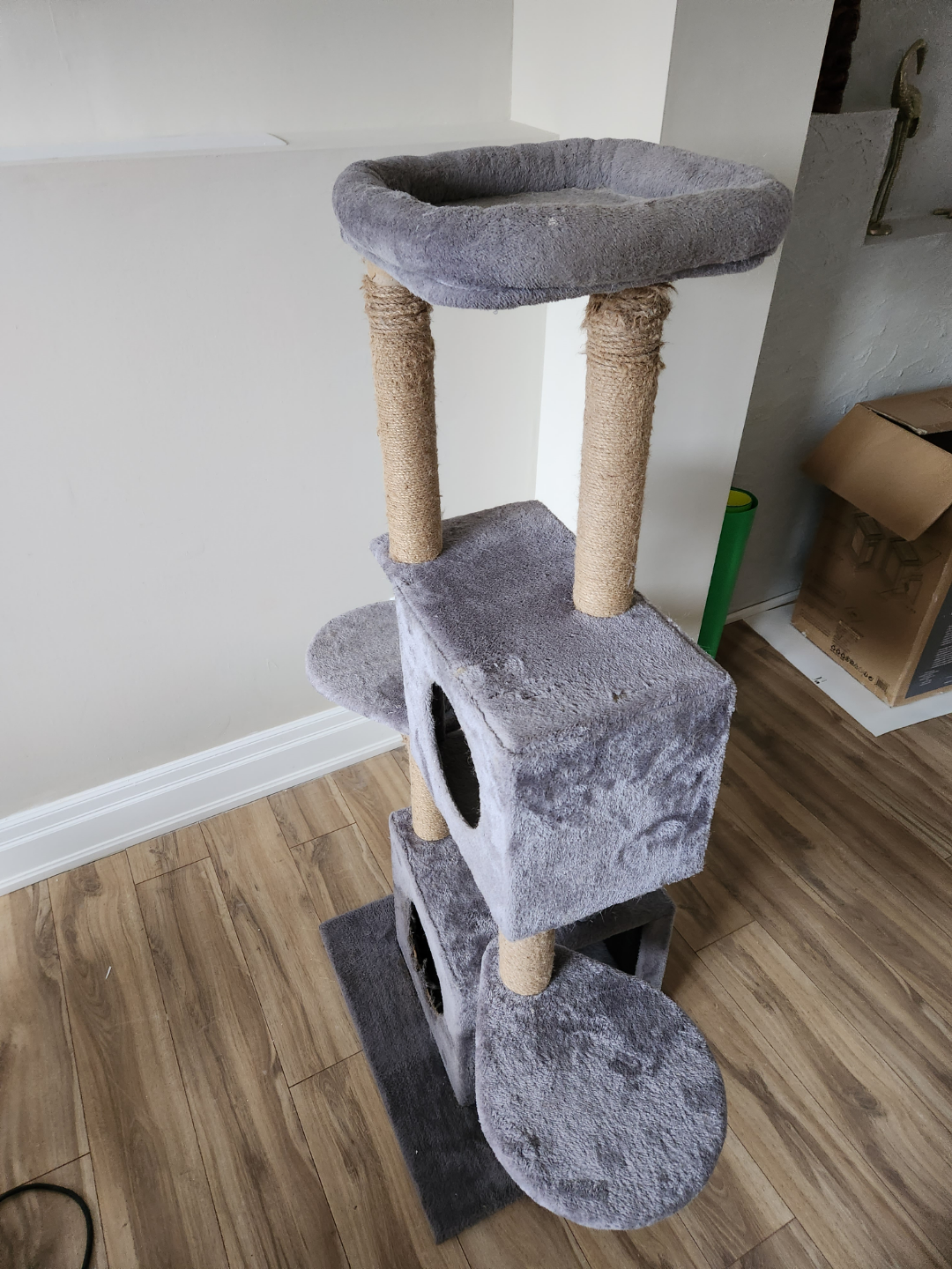 Grey Cat Tree, Multi-Level Condo - photo 3