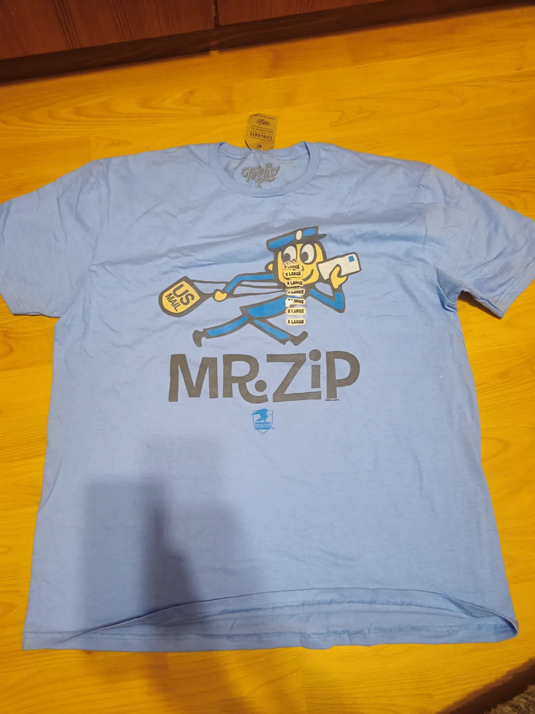 Mr. Zip T-Shirt - Light Blue - XL thumbnail