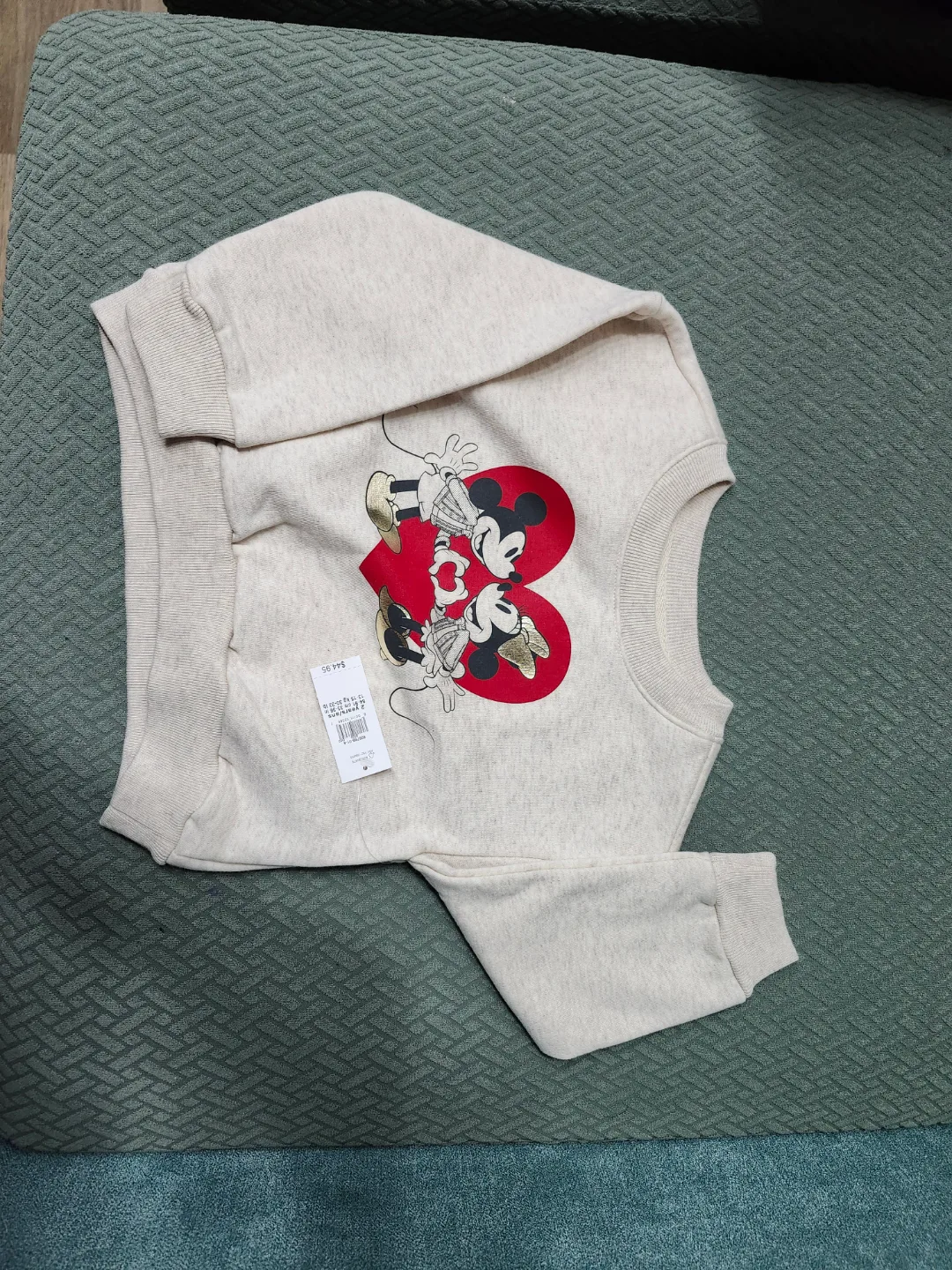 Baby Gap x Disney Minnie and Mickey Mouse Sweatshirt, Size 2T thumbnail