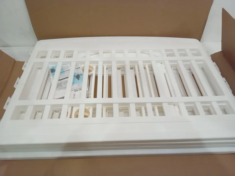 IRIS USA 4-PANEL PET PLAY PEN WITH GATE - 35" x 24" - WHITE (MOD image indicator(3)