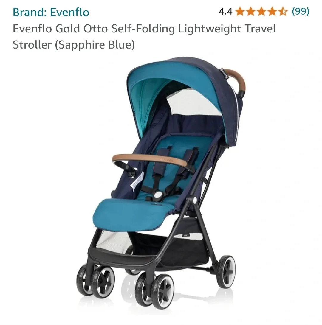 Evenflo Otto Foldable Stroller - Blue image indicator(6)