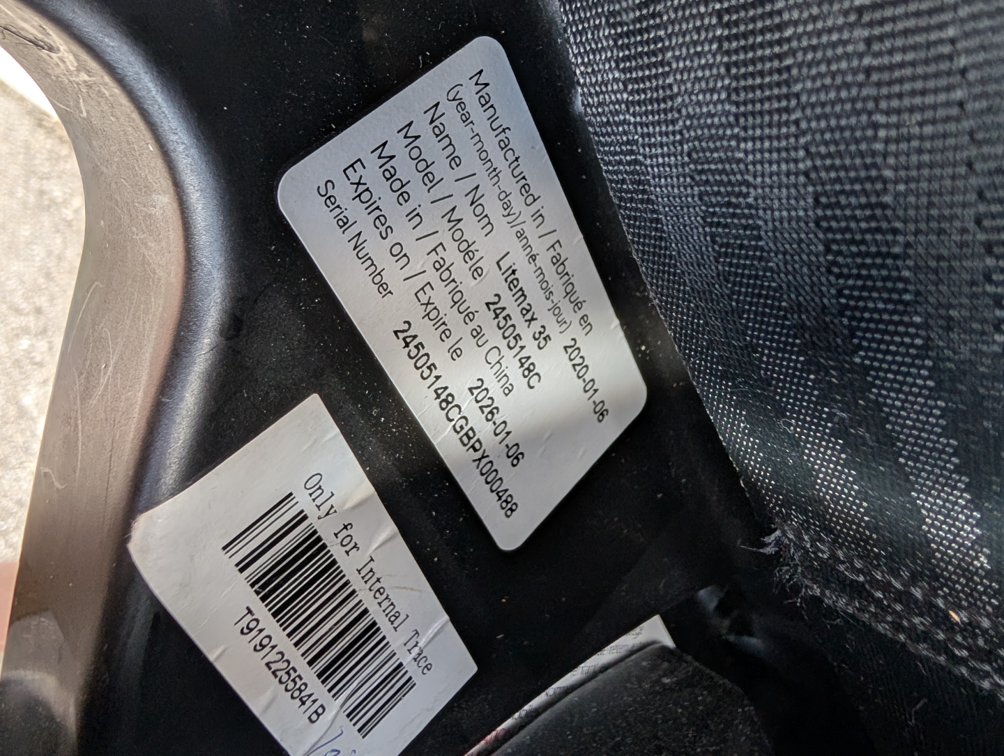 Evenflo Litemax 35 Infant Car Seat #freecycle - photo 4