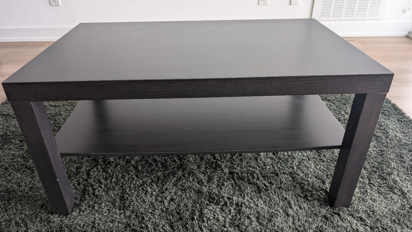 IKEA Lack Coffee Table - Black-Brown thumbnail