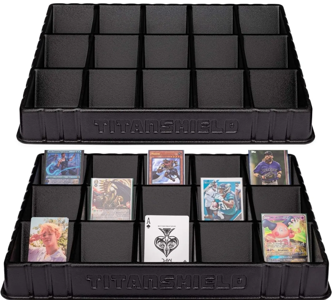 TitanShield 12-Compartment Trading Card Storage Tray thumbnail