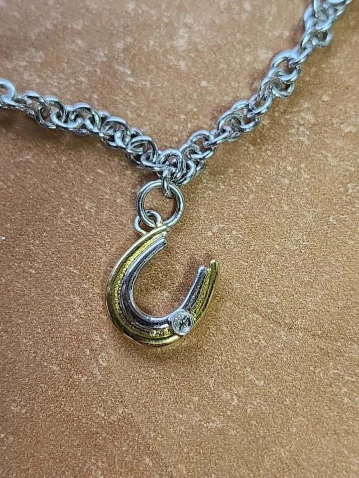 Beautiful Horseshoe Charm Bracelet thumbnail