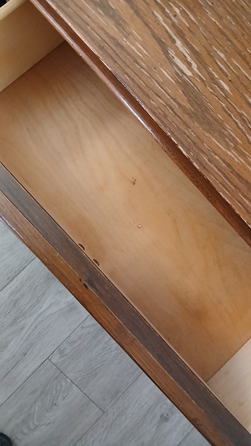 Vintage Wooden Two-Drawer Chest - photo 3