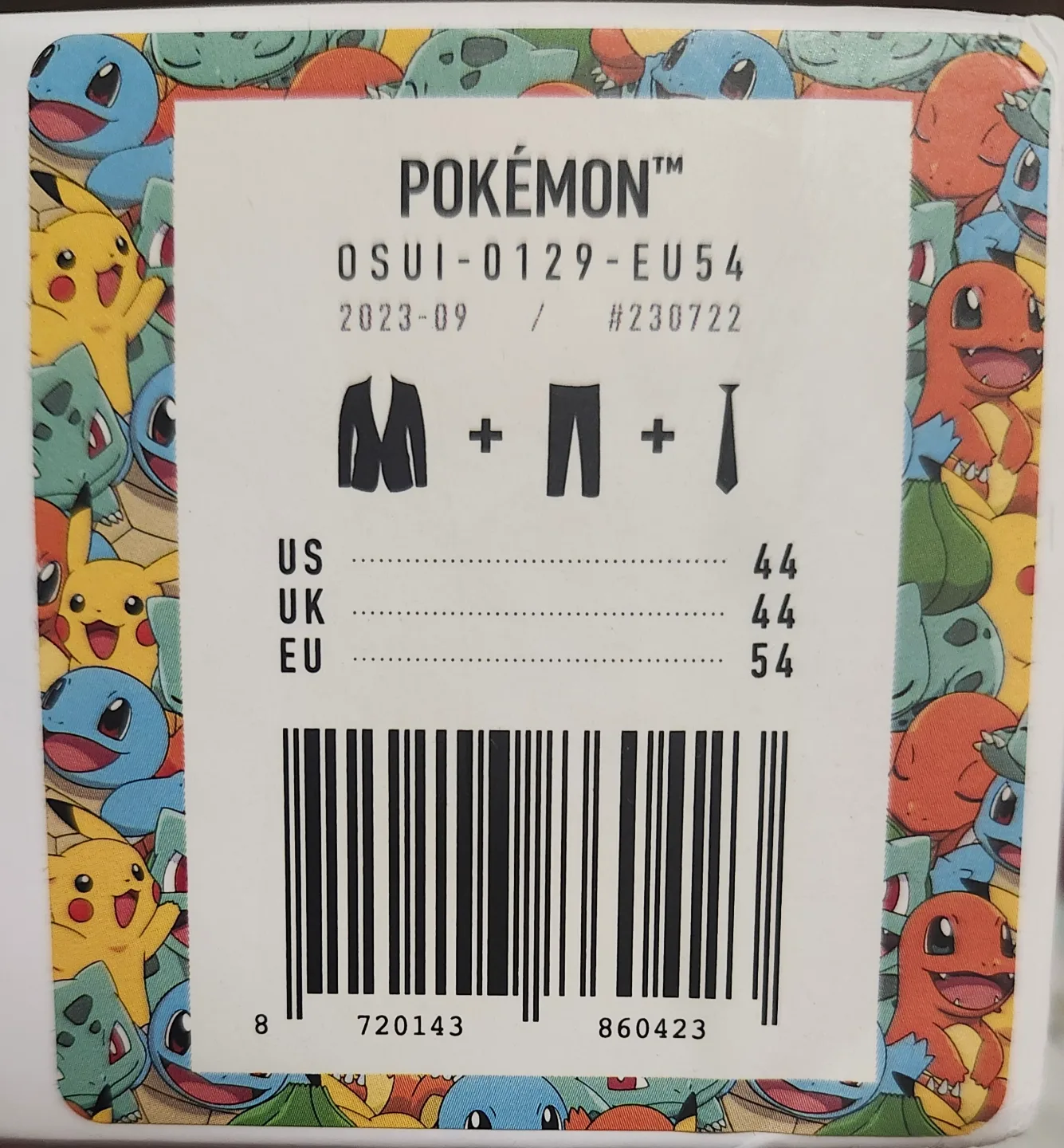 Men's Pokemon Suit jacket, pants, tie & calvin klein dress shirt image indicator(5)