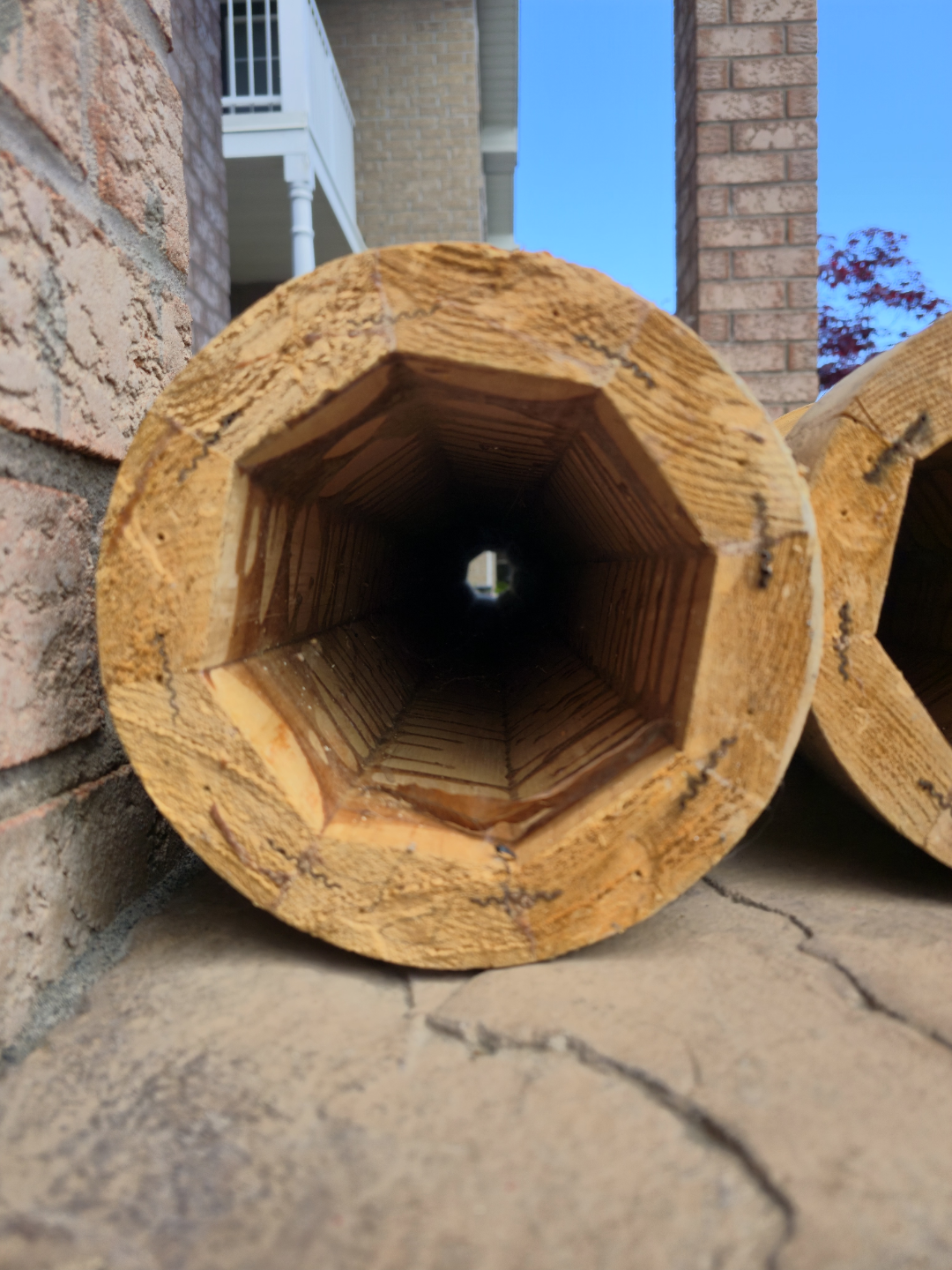 Wooden columns - photo 2