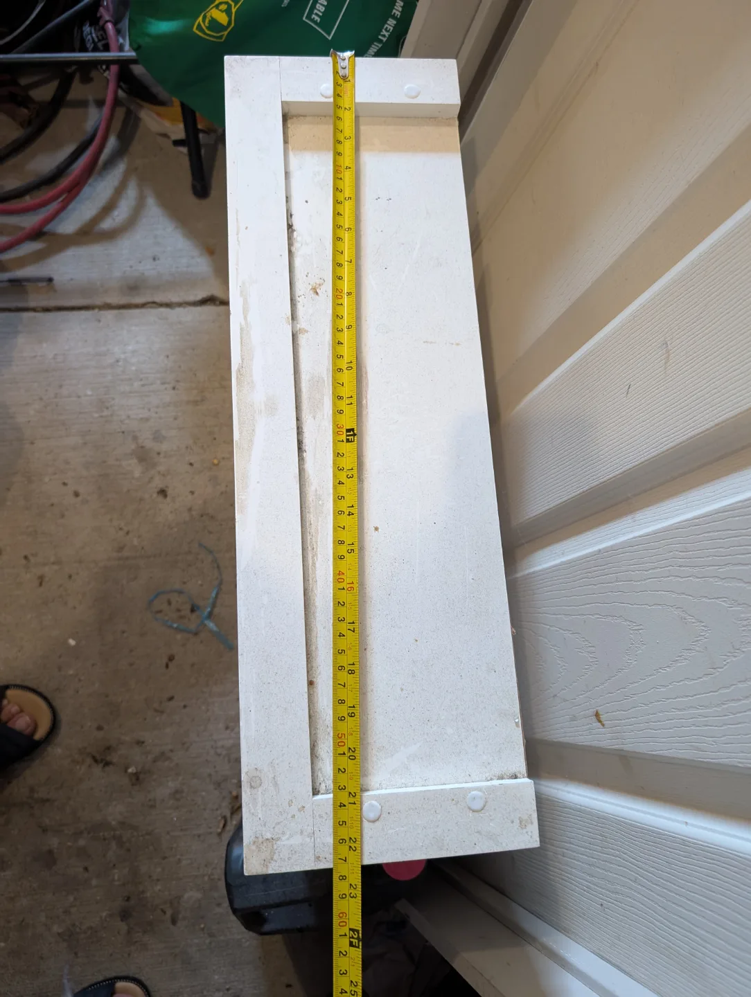 White Wooden Wall Cabinet with Glass Doors image indicator(4)