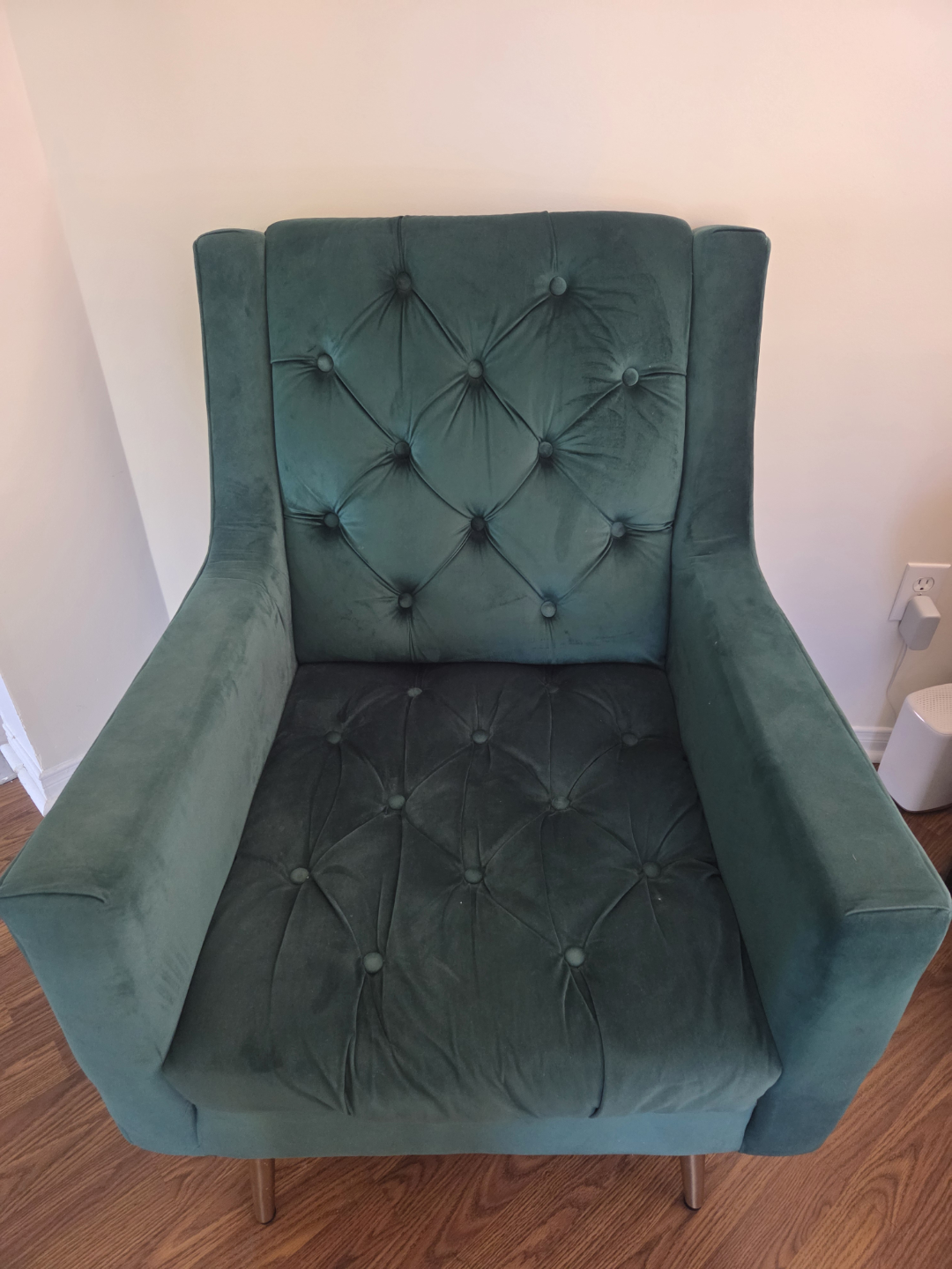 Modern Velvet Accent Chair