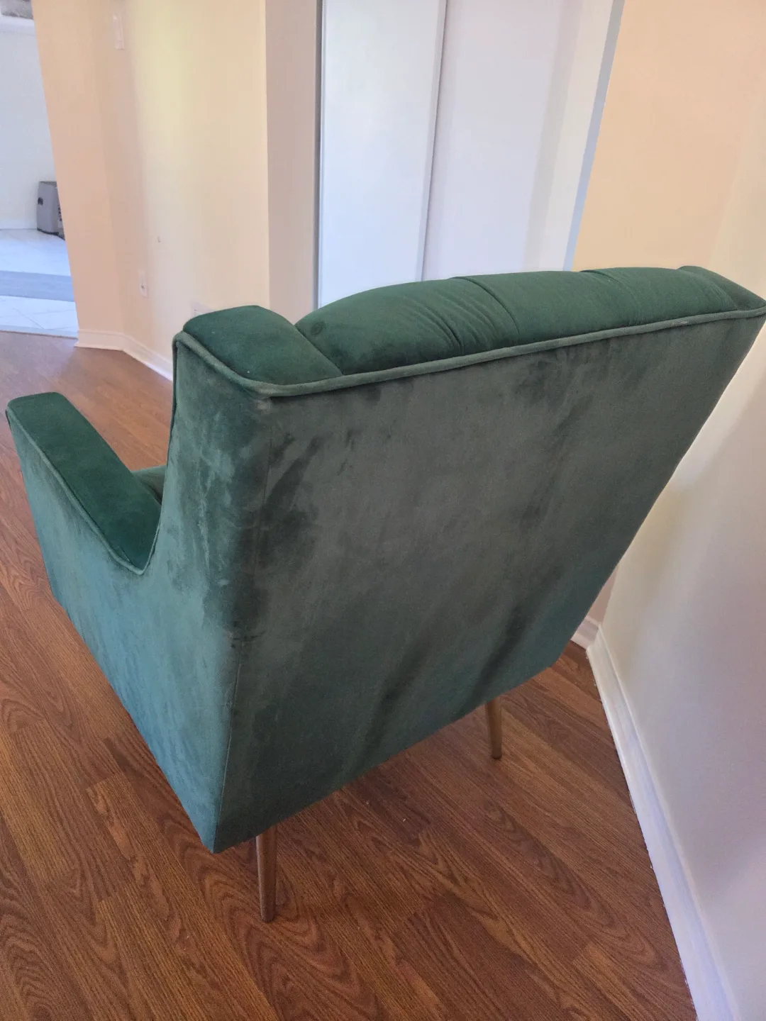 Modern Velvet Accent Chair image indicator(2)