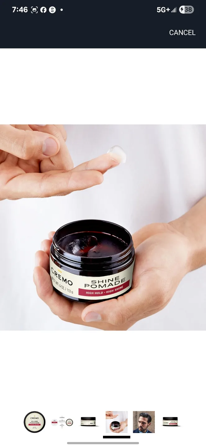 3-PACK Cremo Hair Styling Pomade -High Shine image indicator(7)