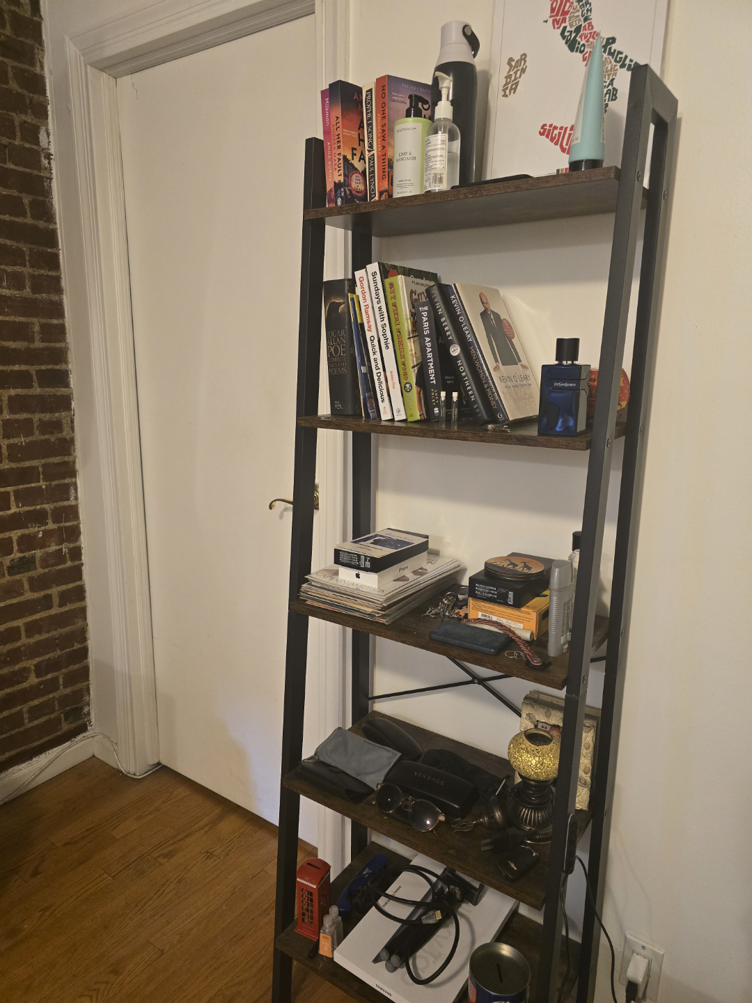 5-Tier Ladder Shelf Bookcase - photo 2