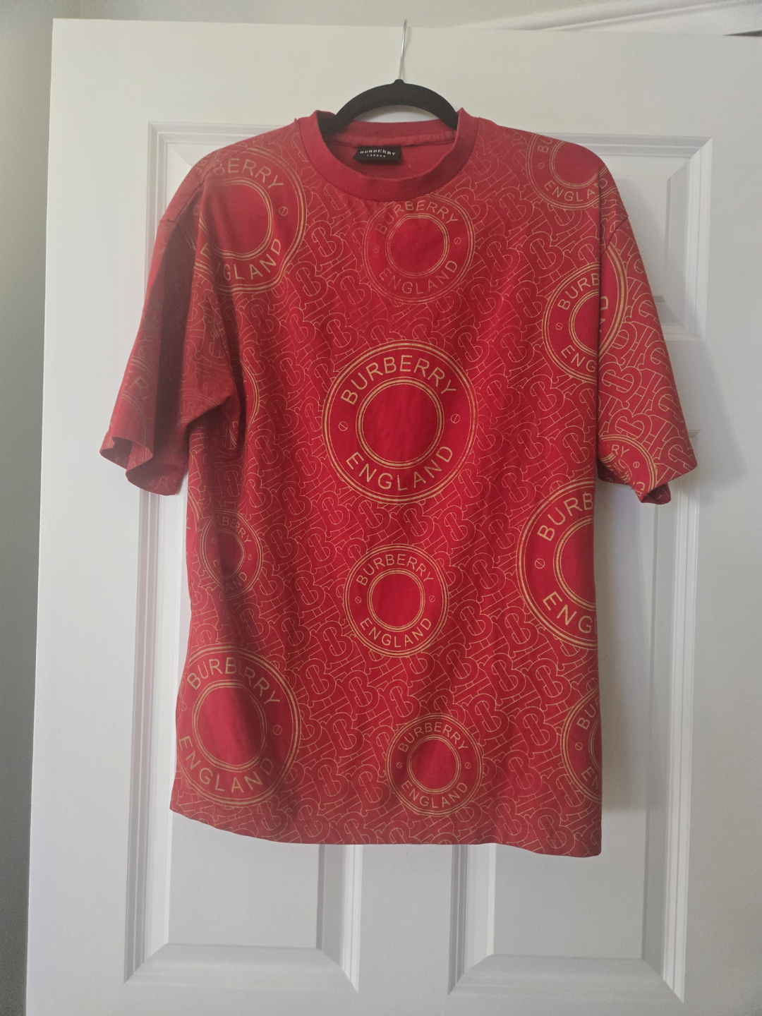 Vintage Burberry Red T-Shirt