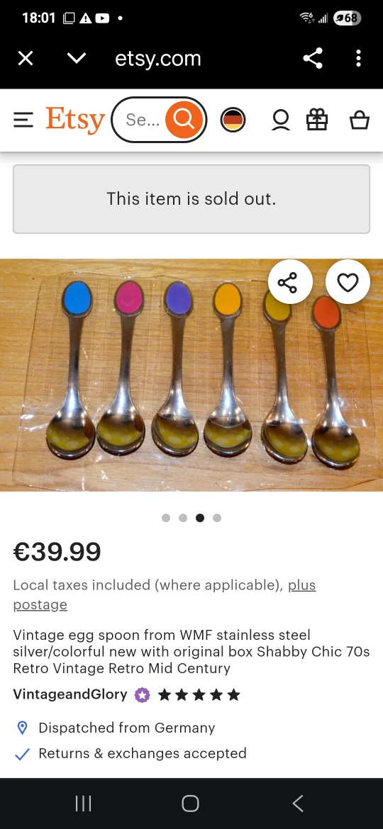 WMF Egg Spoons Set image indicator(2)