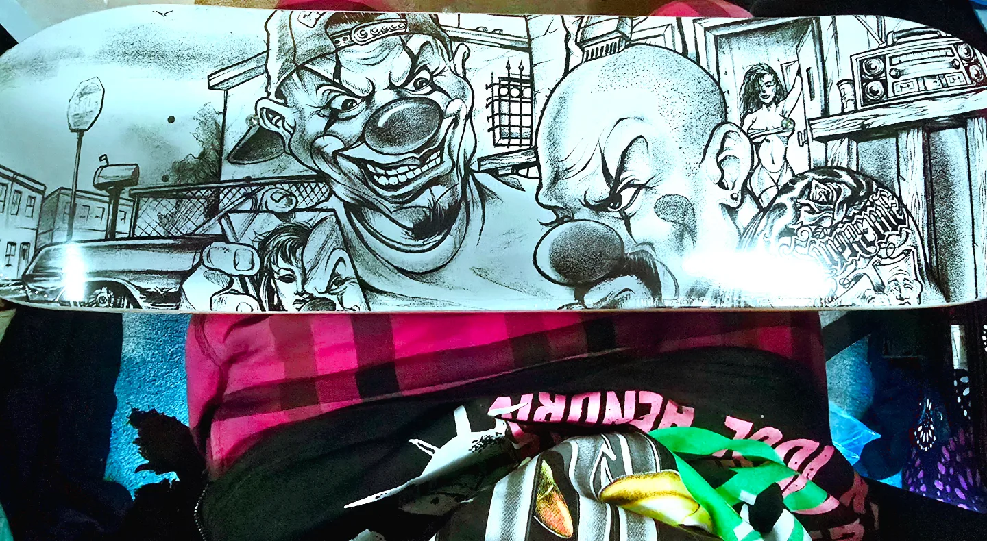 Mr Cartoon x Supeme Skateboard Deck - New thumbnail