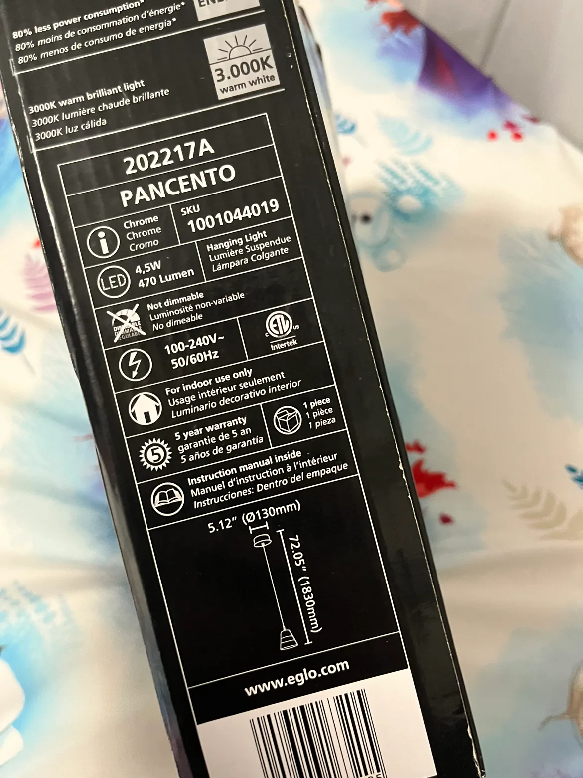 Modern Chrome and White Pendant Light image indicator(3)