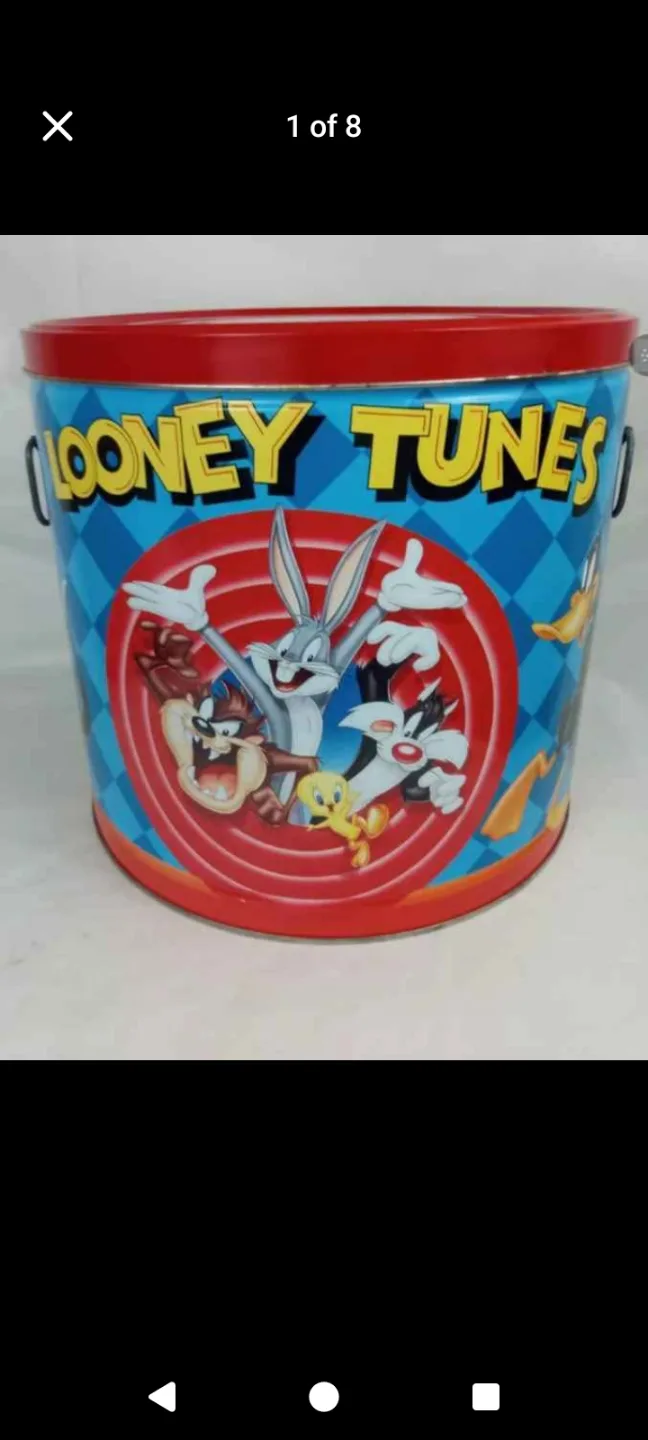 Vintage Looney Tunes Popcorn Tin image indicator(6)