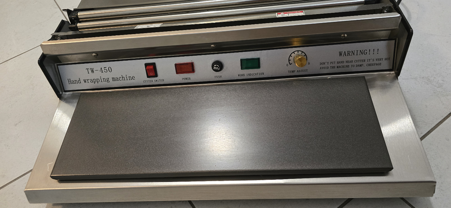 TW-450 Food Hand Wrapper - Commercial Food Wrapping Machine - photo 2