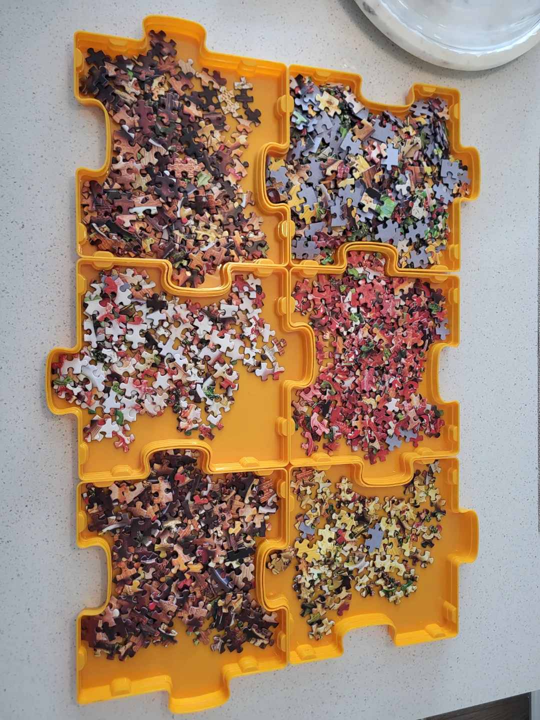Six Puzzle Organizer Trays and 1000 Piece Puzzle image indicator(3)
