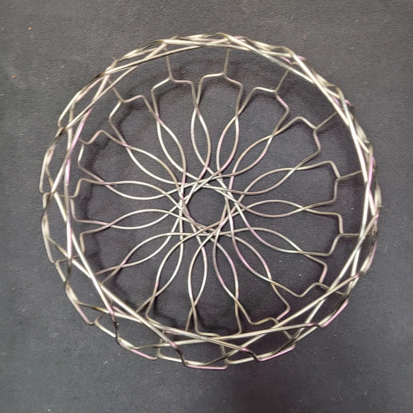 Vintage Metal Wire Fruit Bowl image indicator(2)