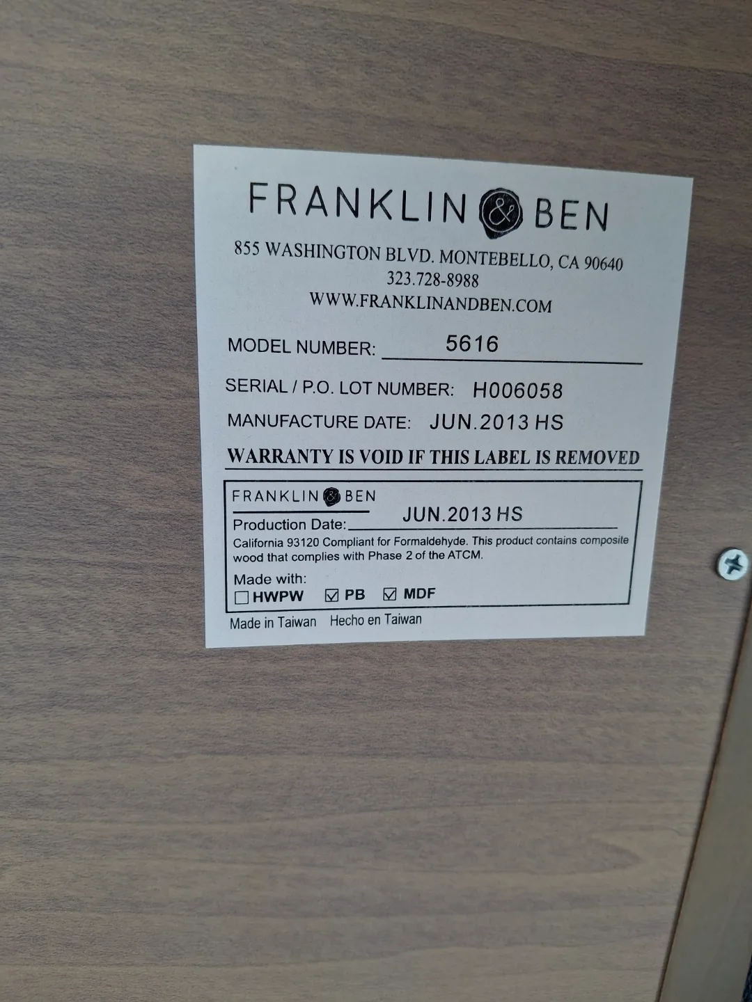 Franklin and Ben Wide Gray Dresser image indicator(2)