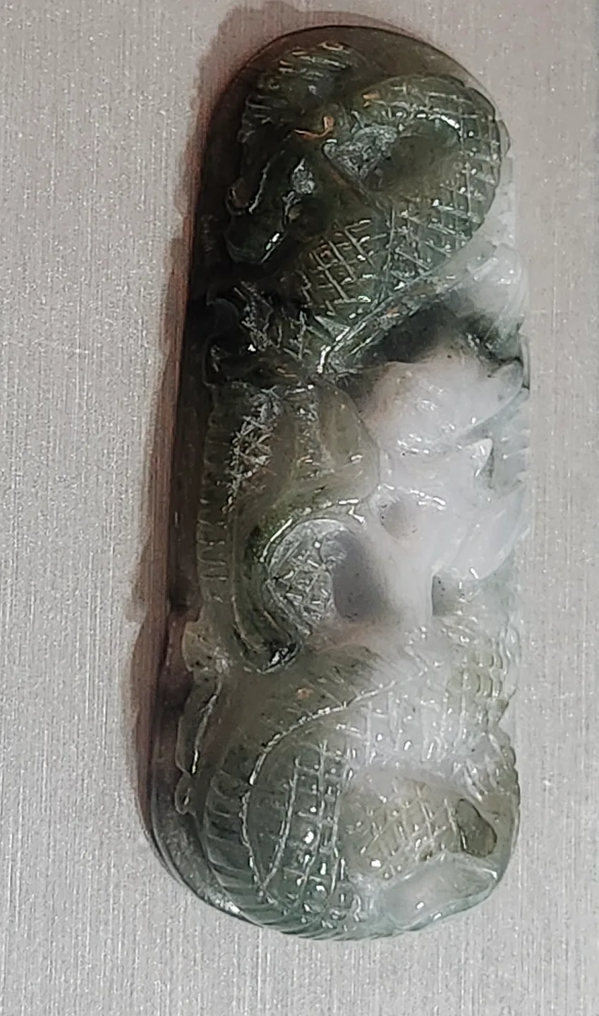 Intricately Carved Jade Pendant thumbnail