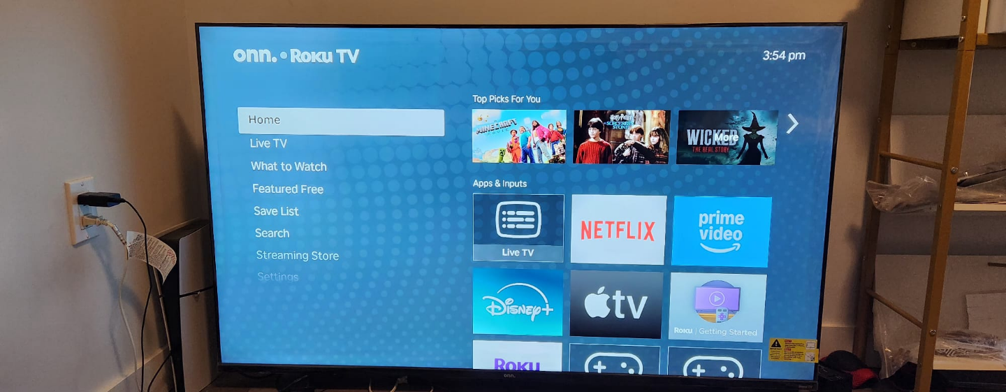 58-inch Onn Roku TV - 4K Ultra HD Smart TV - photo 3