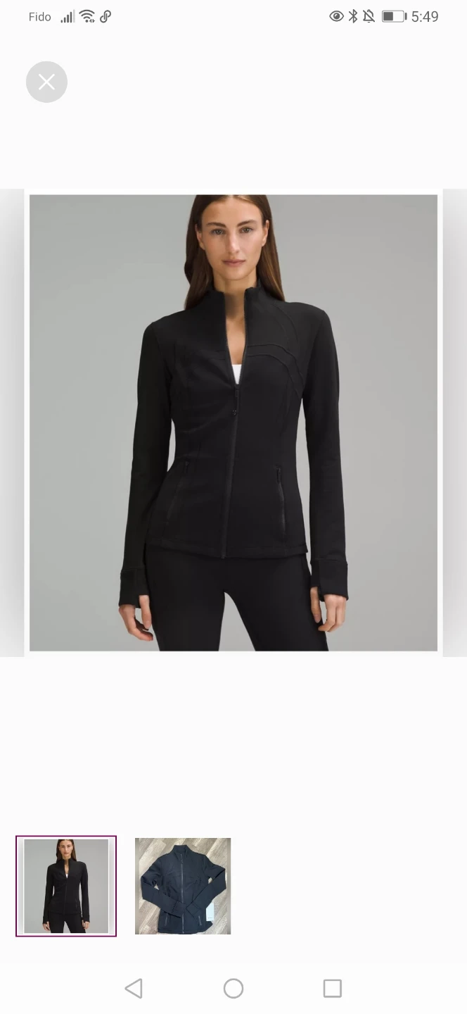 Lululemon S8 define black jacket