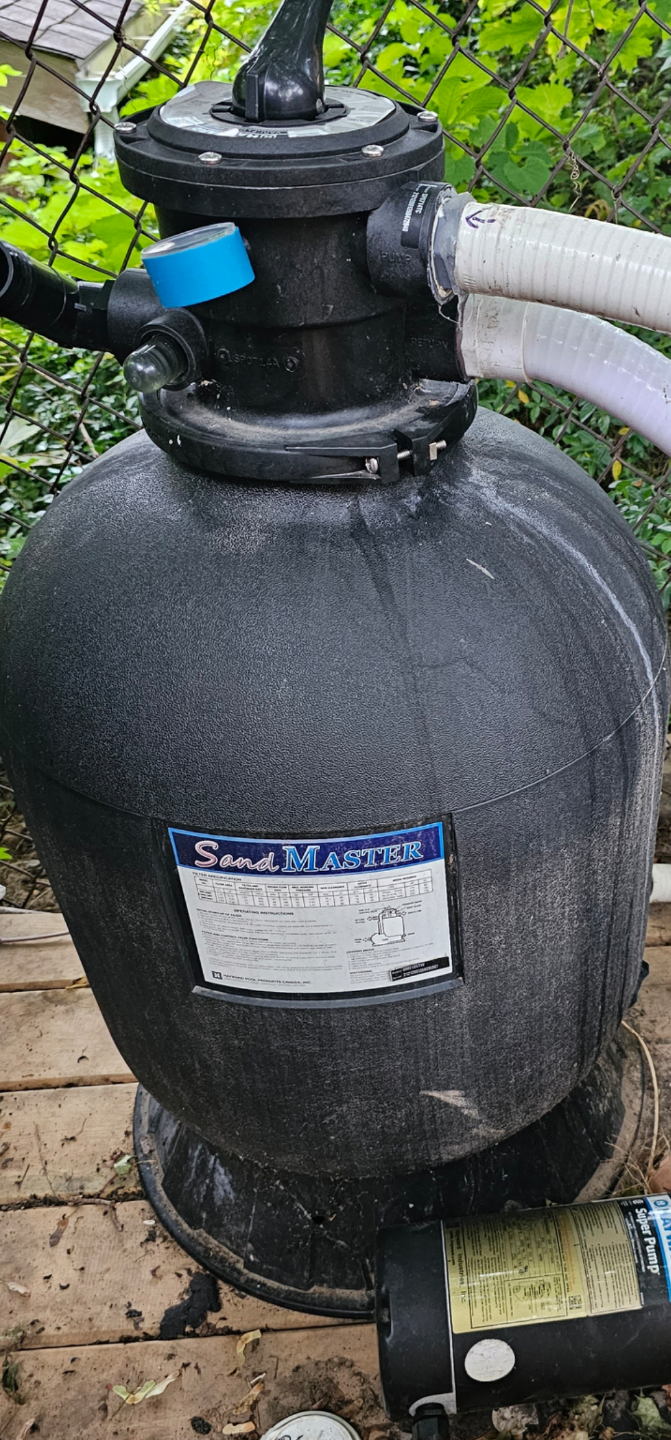 Sand Master Pool Filter and Pump