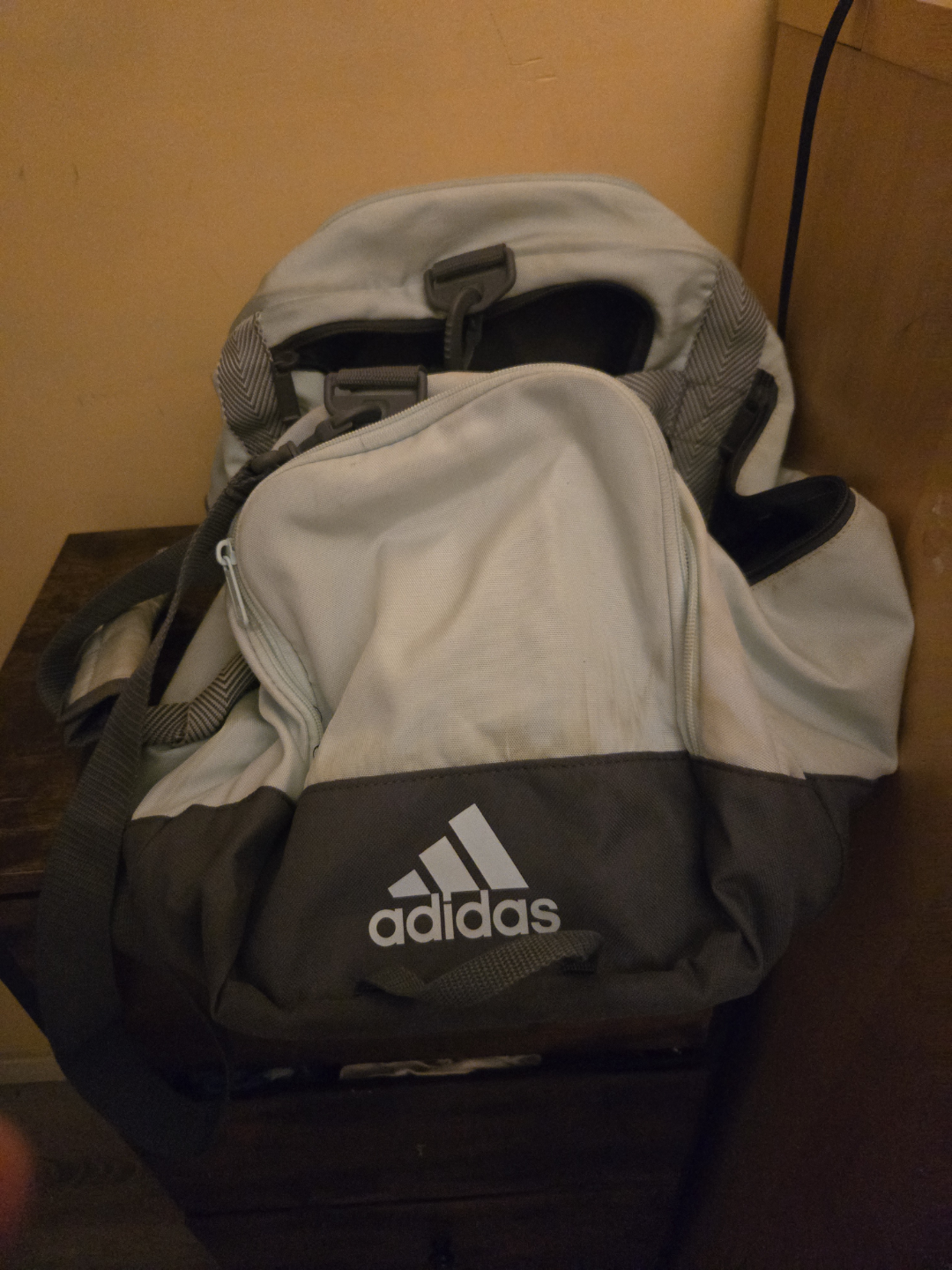 Adidas Duffle Bag - Light Blue & Grey