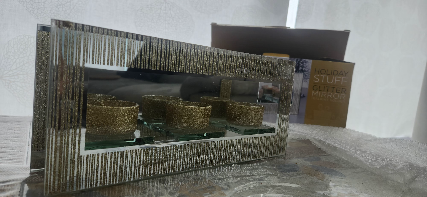 Mirror Tealight Holder (Holiday Stuff Glitter) - photo 5