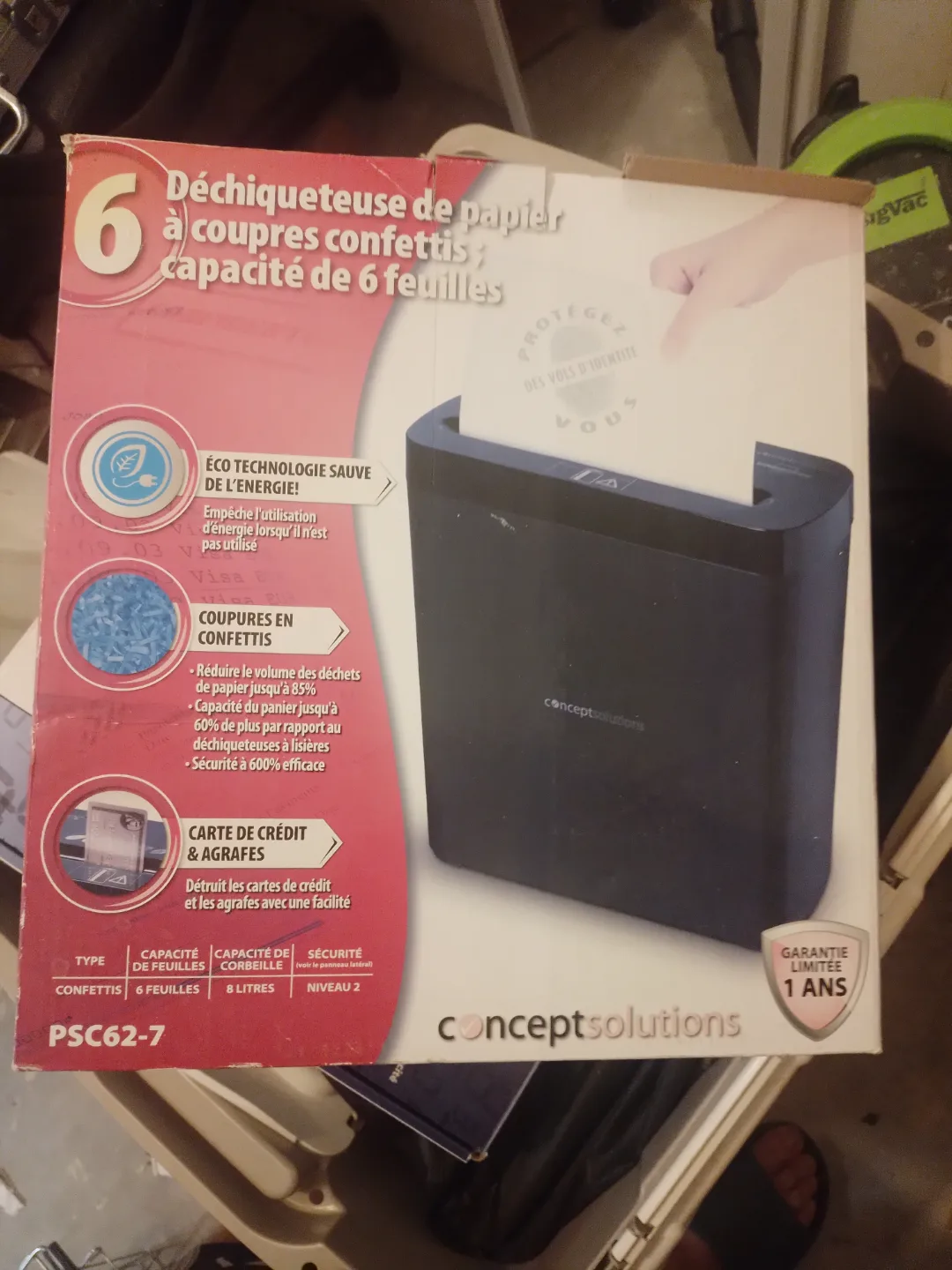 Paper Confetti Shredder - New in Box thumbnail