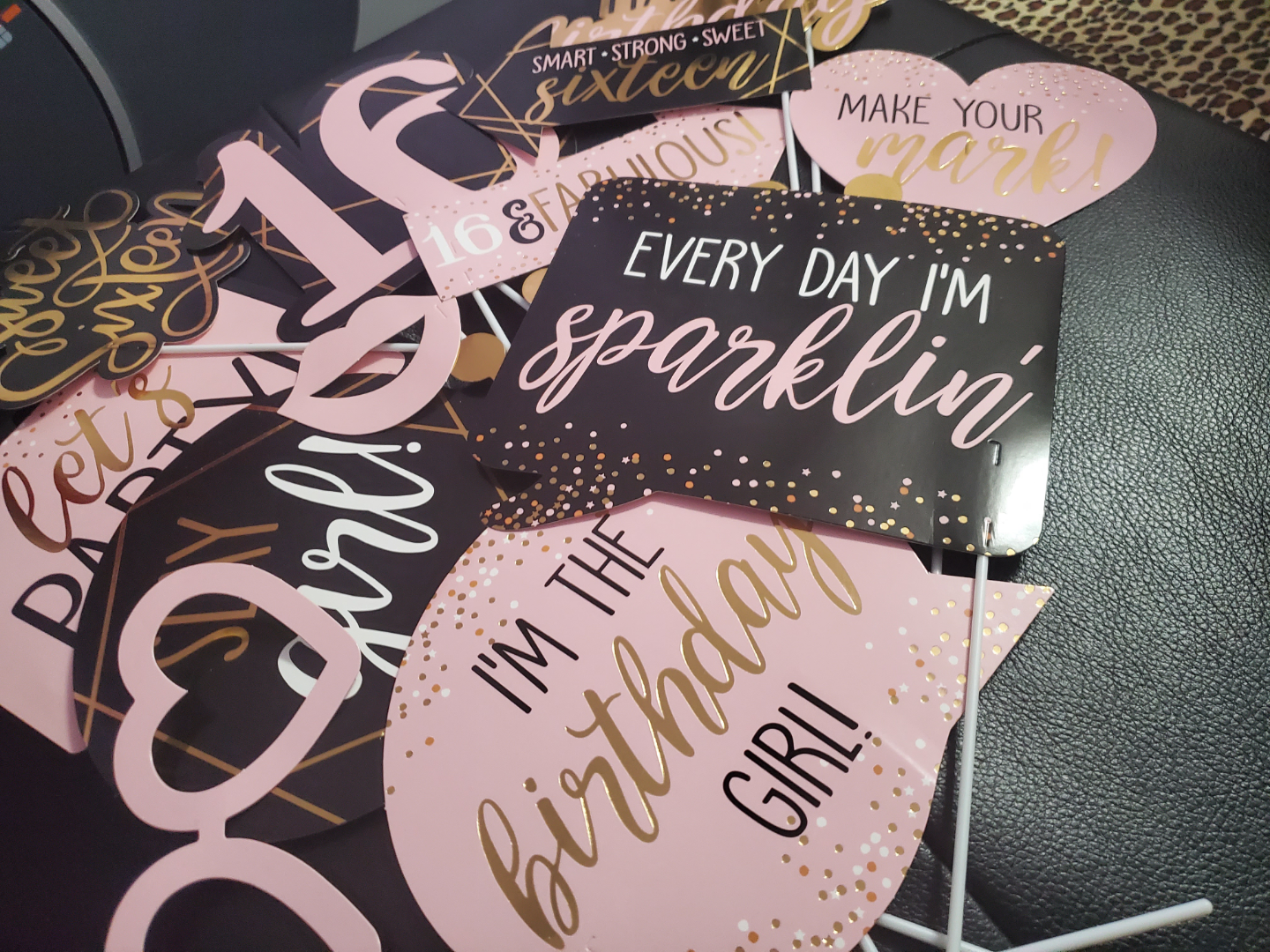 Sweet Sixteen Party Photo Booth Props - photo 5