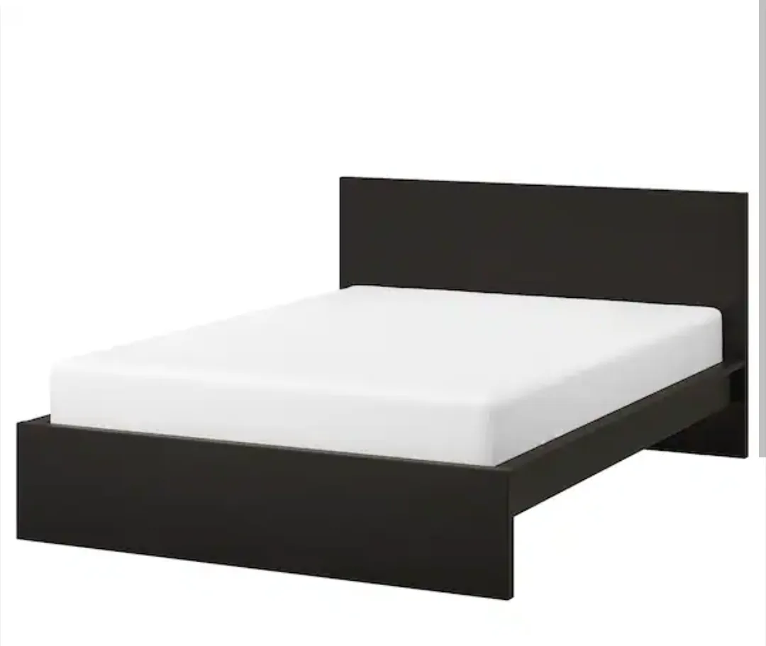 Black/dark brown bed frame thumbnail