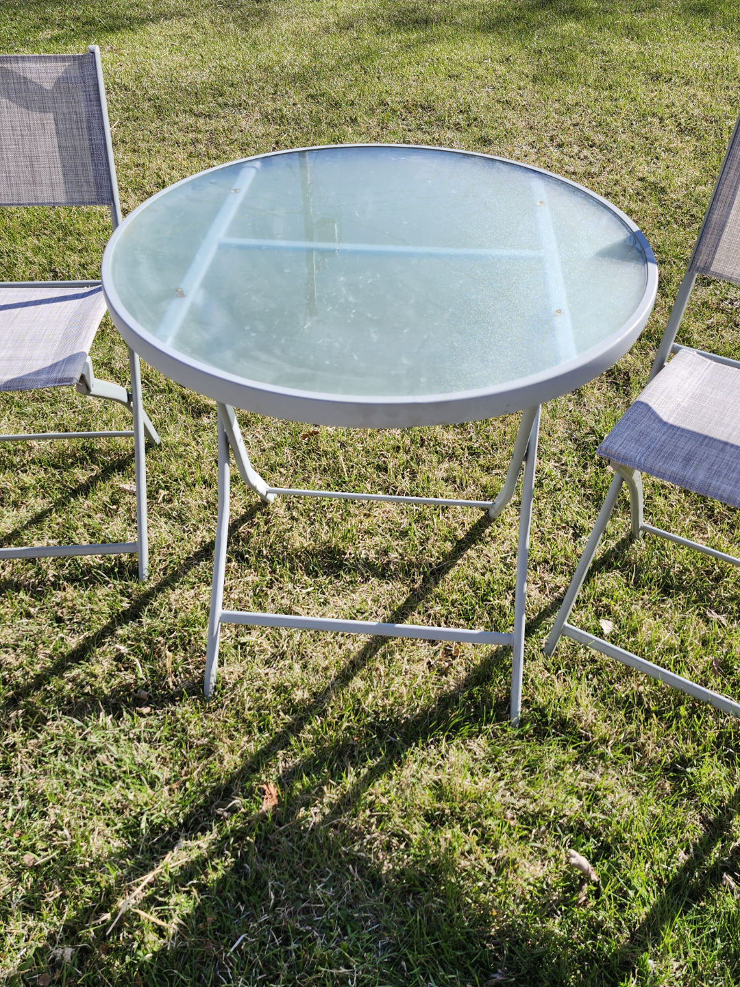 Folding Patio Set - 2 Chairs & Table - photo 2