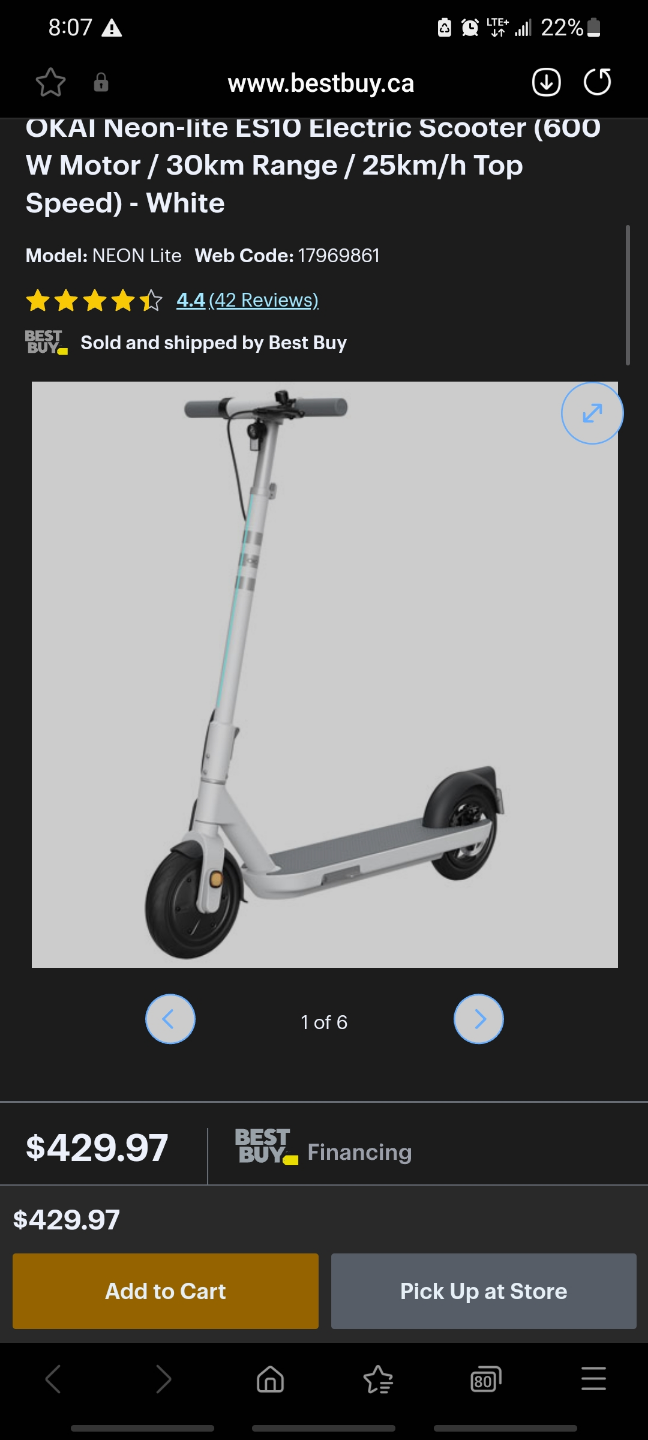 Brand New Electric Scooter – 30 KM Range – Save the Tax – $399 - photo 5