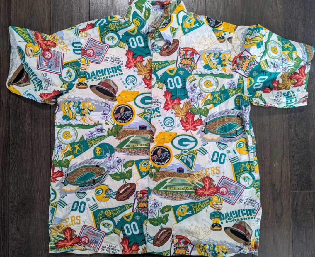Green Bay Packers Button Up Shirt