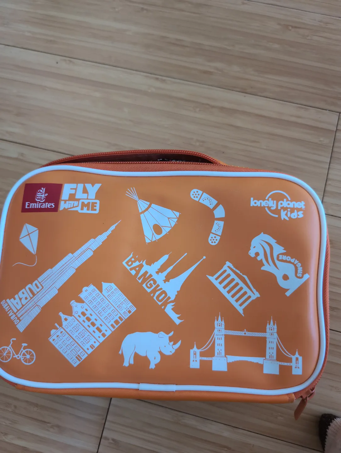 BRAND NEW Emirates Lonely Planet Kids Insulated Lunch Bag thumbnail