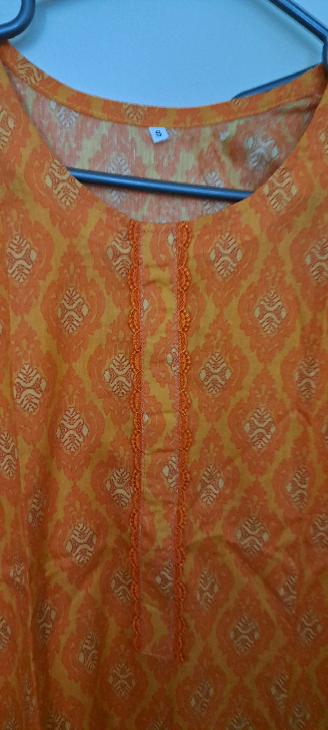 Orange Printed Two-Piece Suit - photo 2