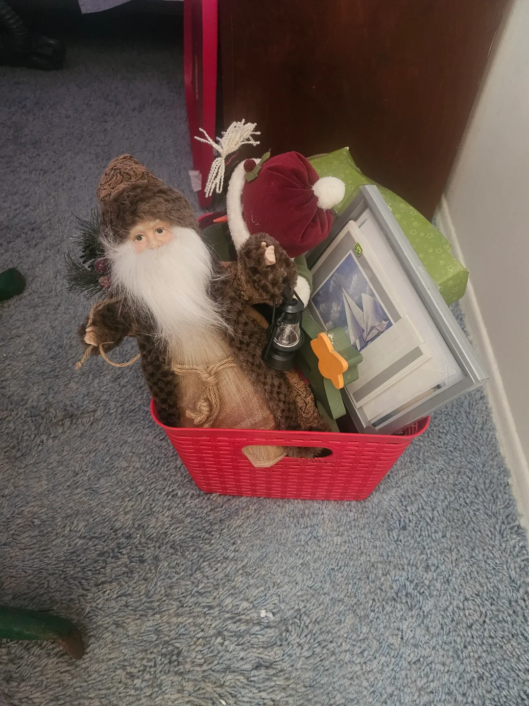 Christmas Decorations Basket - Santa, Ornaments, and More! image indicator(2)