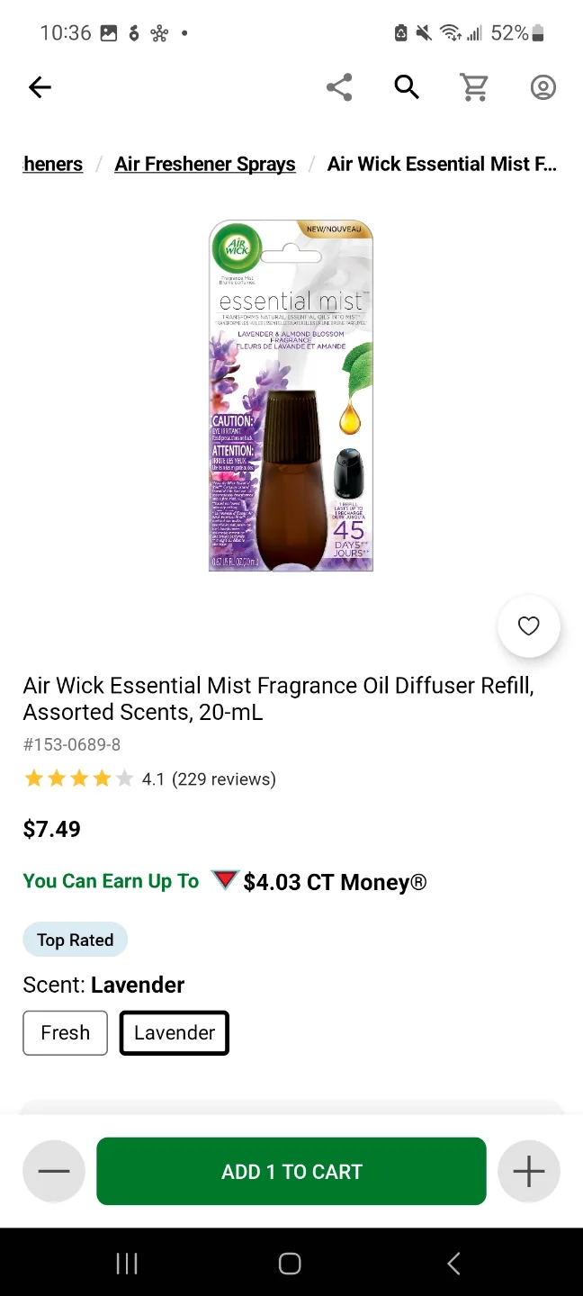 Air Wick Essential Fragrance Oil Diffuser Kit + 3 refills image indicator(2)