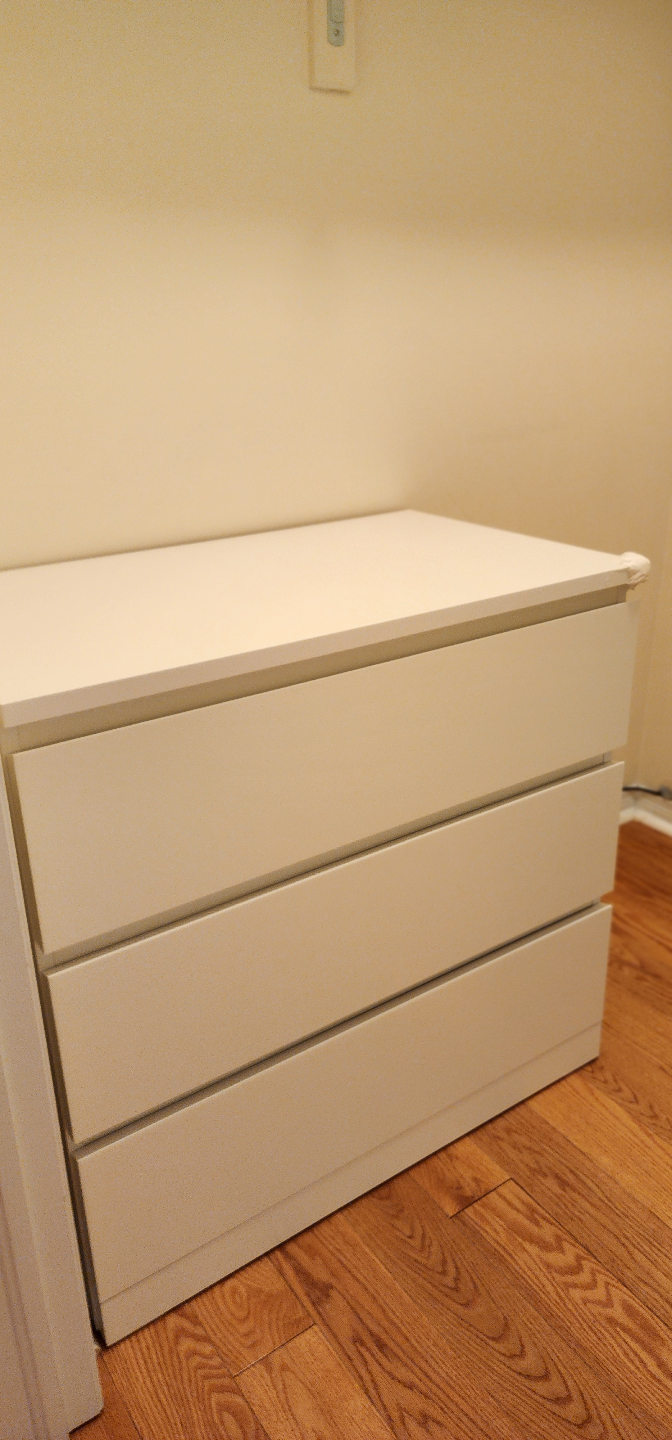 Bought 9 months ago! Like New!! IKEA MALM 3-Drawer Chest
