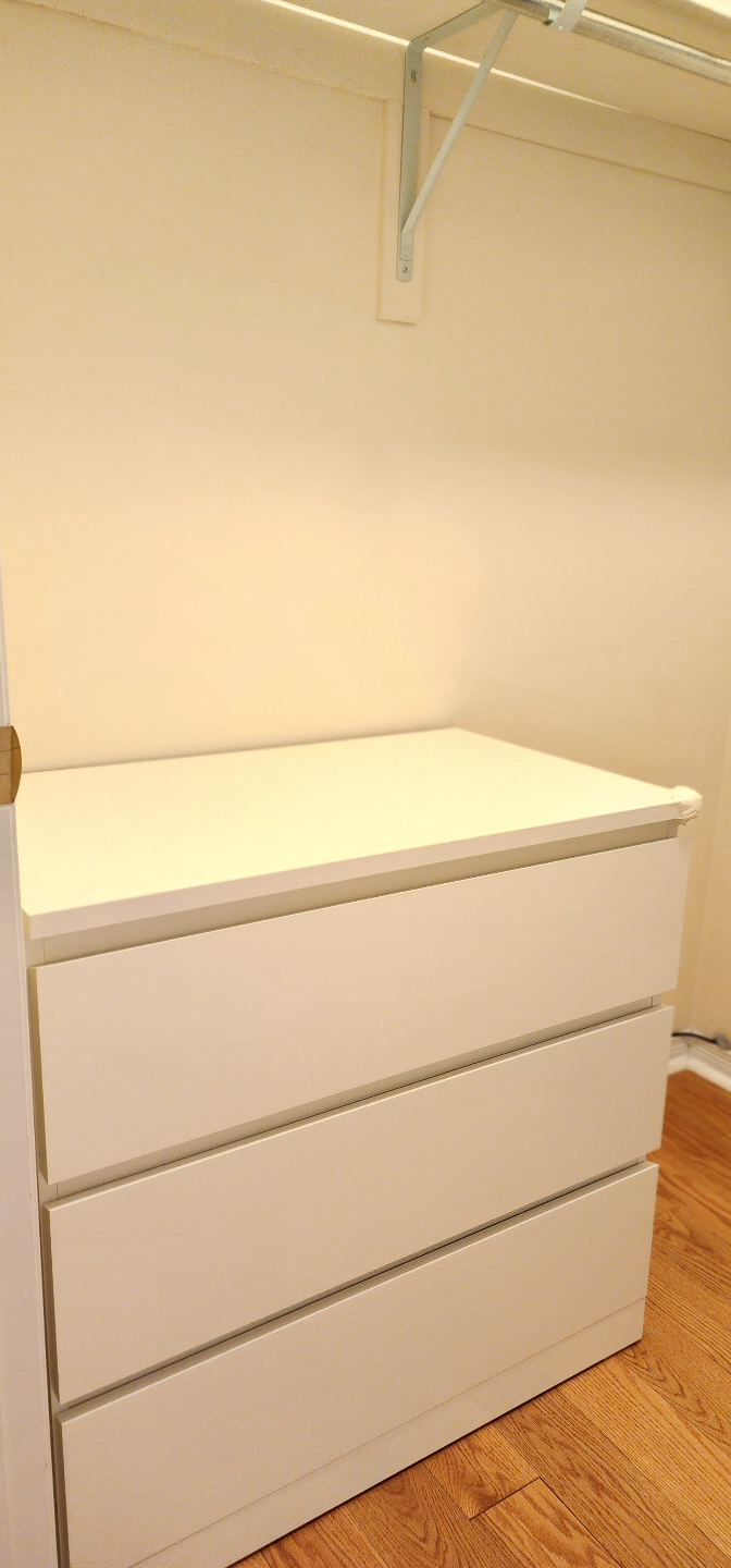 Bought 9 months ago! Like New!! IKEA MALM 3-Drawer Chest - photo 3