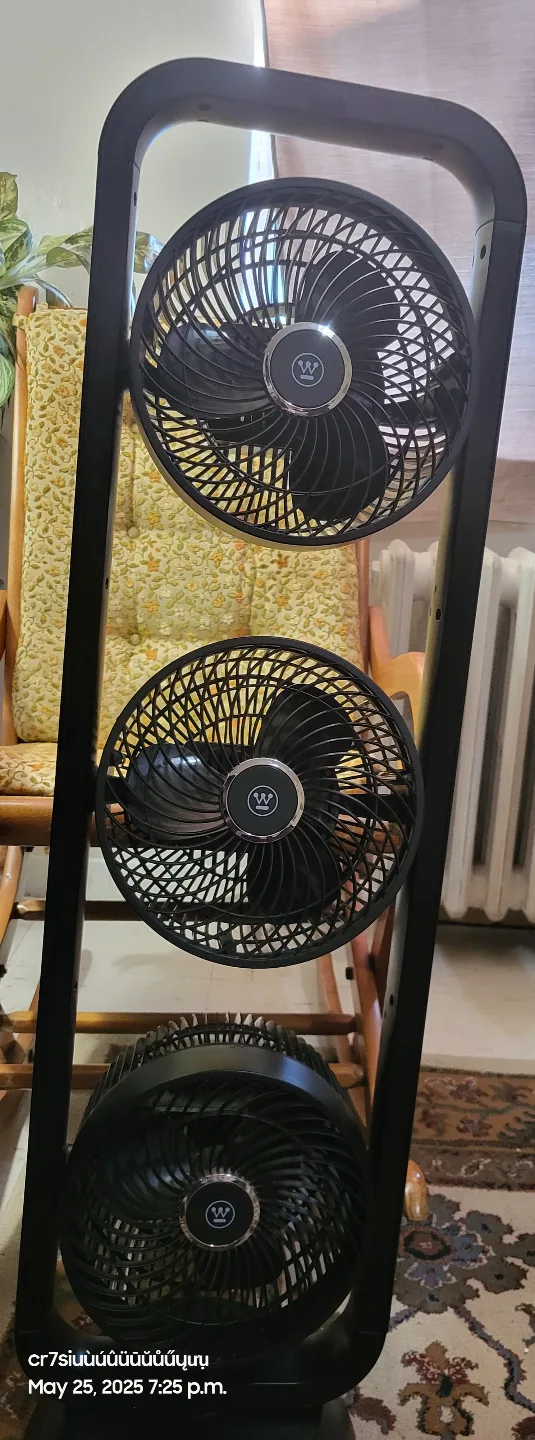 Three-fan tower fan image indicator(2)