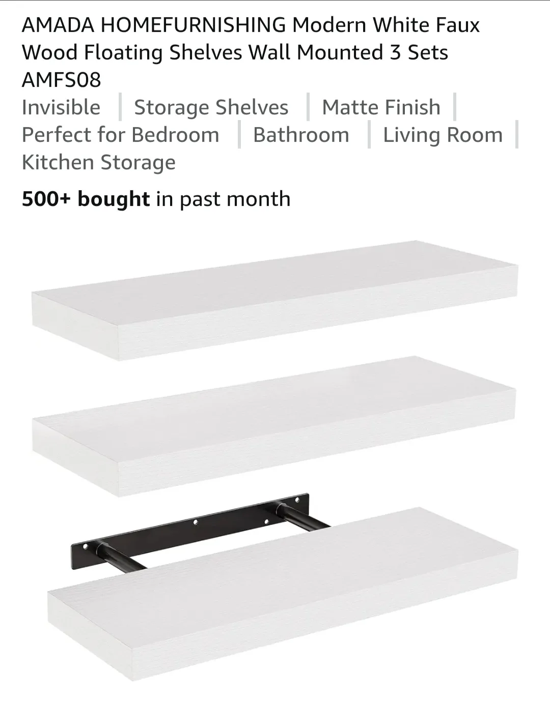 set of 3 floating shelves*new* thumbnail