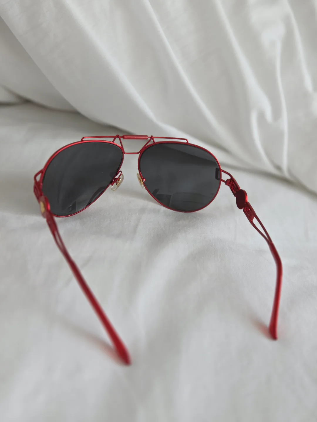 Vintage Versace Aviator Sunglasses Red image indicator(6)