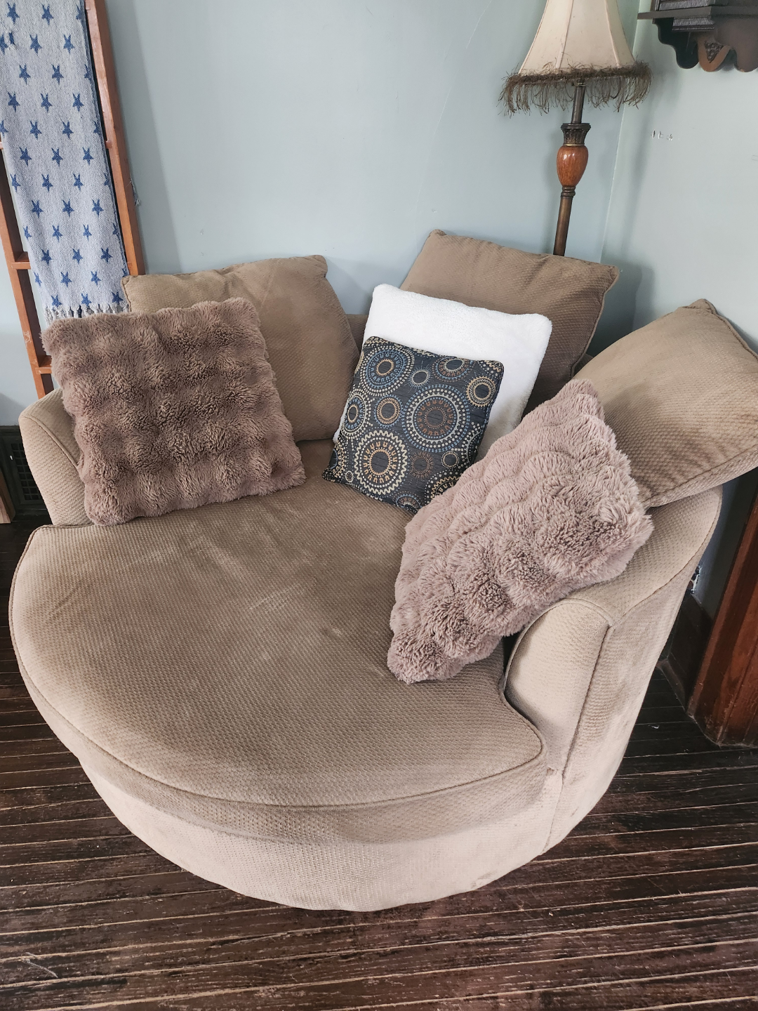 Nest Chair with Pillows