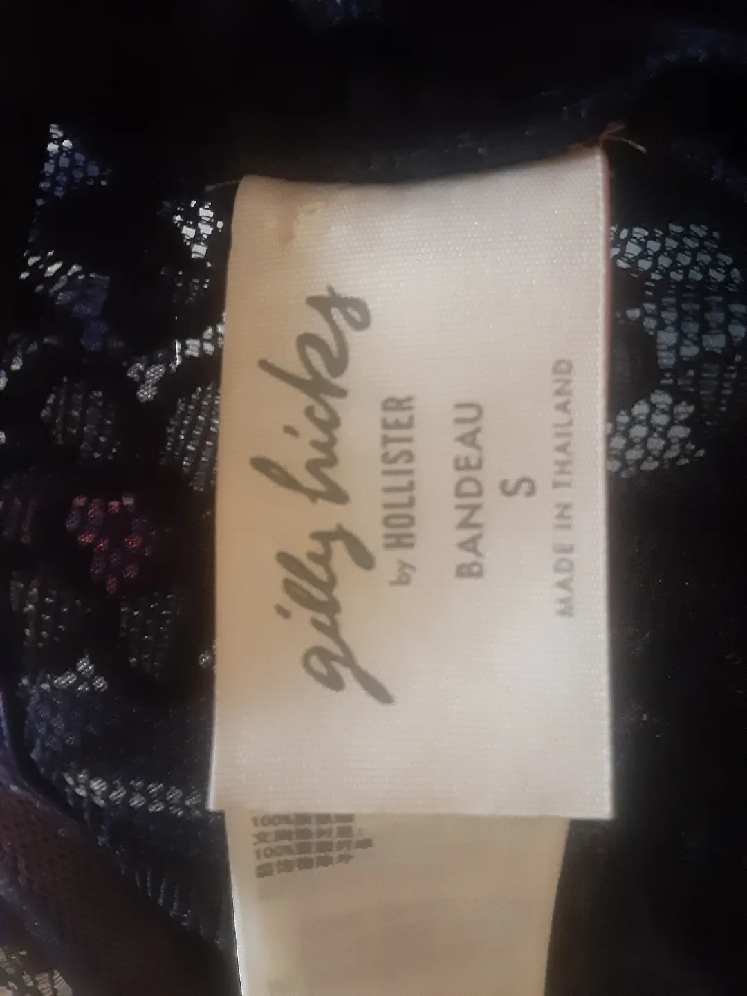 NEW Hollister Bandeau Top Size Small with tags image indicator(3)